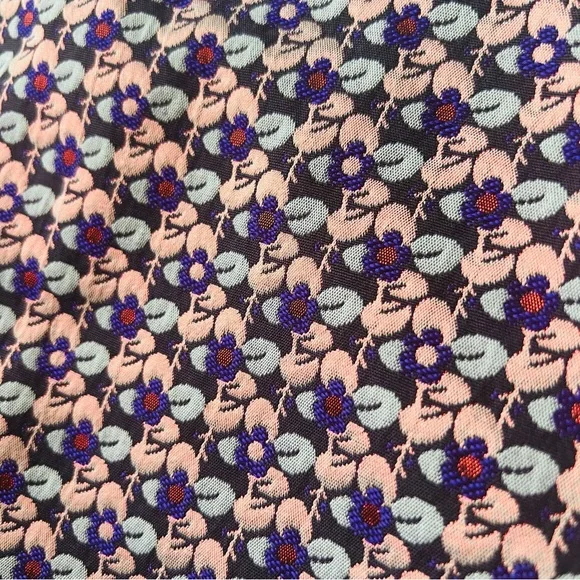 NWT Maje Floral Jacquard Skirt Front Shorts SZ 36/S Pink Skort Pockets Girly - Picture 11 of 14